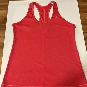Adidas Pink/Coral Racerback Tank